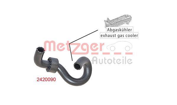 Durite de radiateur (Durite de refroidissement) METZGER 2420090
